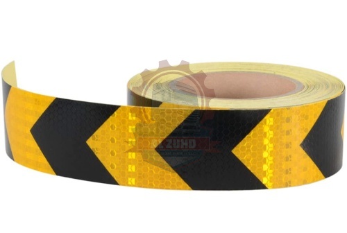 Sticker Yellow Ord 4" (25Mtr Roll)