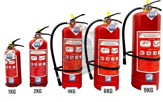 Fire Cylinder 1Kg, 2KG, 4KG, 6KG, 9KG