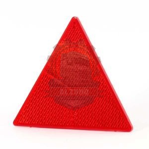Triangular Sticker Red 14cm