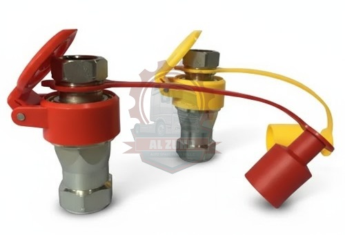 Quick Coupling/Cap 22mm Ylw