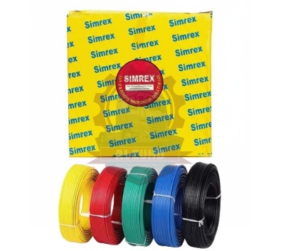Auto Wire 28mm Simrex - Black, Red, Yellow, Blue, Green