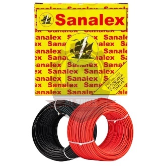 Auto Wire 44mm Sanalex - Black, Red