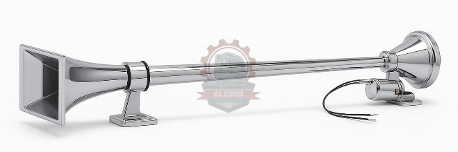 Air Horn Single Pipe 12/24V Square