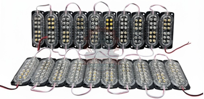 Chain Lamp RGB 12smd Small 24V (Set of 10)
