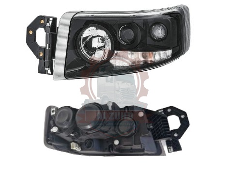 Headlamp Renault Black Lh