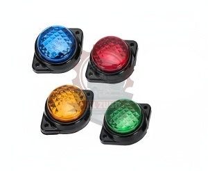 Marker Lamp 12Smd Amber, Red, Green, Blue 24V