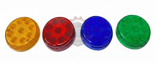 Marker Lamp 9Smd Amber, Red, Blue, Green