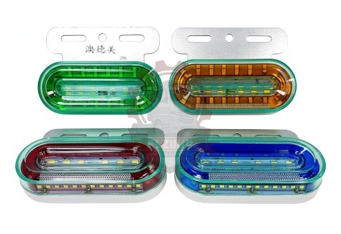 Marker Lamp Amber, Red, Green, Blue 24V