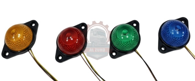 Marker Lamp COB Flash 24V Amber, Red, Blue, Green