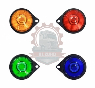 Marker Lamp Cob Rubber Amber, Red, Blue, Green 24V