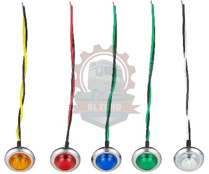 Marker Lamp Small Dot Type 12-24V Amber, Red, Blue, Green, White