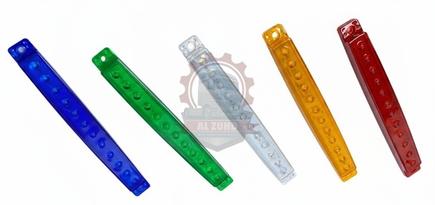 Marker Lamp Strip 12 Led Long Amber, Red, Blue, Green, Clear