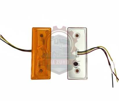 Side Lamp Rect. Yellow COB 24V