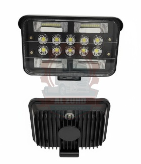 Fog Lamp 5"ch Square 12/80V