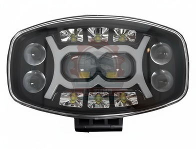 Fog Lamp Jumbo Yellow Flash 12-24V