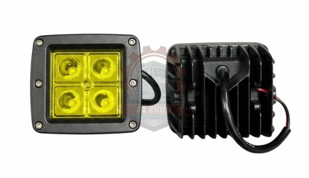 Spot Lamp 4Smd 12/24V Yellow