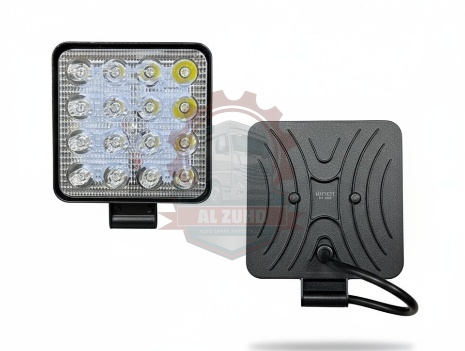 Work Lamp 16Led Sqr 1.6cm 9/36V