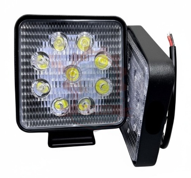 Work Lamp 9Led Sqr Acelux 12/24V