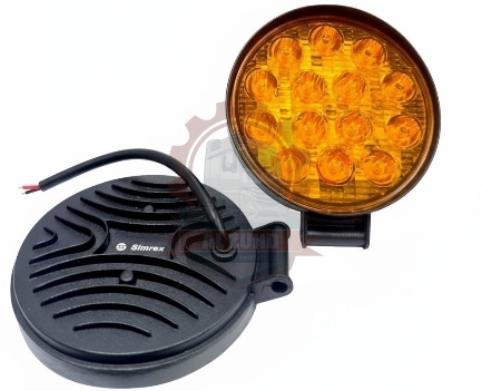 Work Lamp Round 14Led Yellow 12/36V