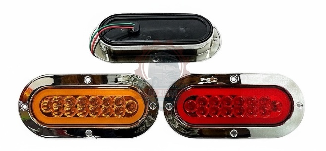 Tail Lamp Led Stable Amber, Red 12/24V