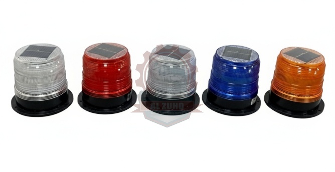Warning Lamp Solar Acelux Amber, Red, Blue, Red/Blue, White